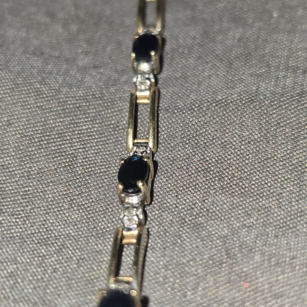 Vintage Sapphire 10 Karat Gold